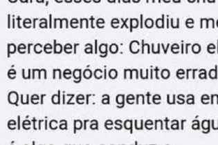 Uma análise sobre o funcionamento do chuveiro elétrico que faz todo sentido