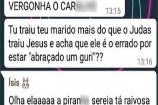 Pense duas vezes antes de meter o pau em alguém no grupo da família