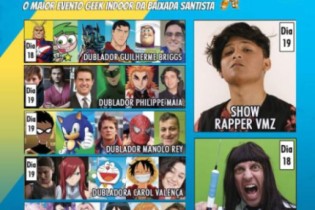 Show do Detonator e Concurso Cosplay são destaques no Anime Santos Geek Fest 2023