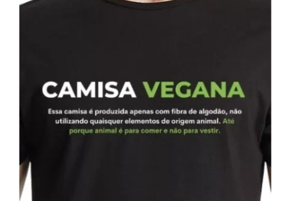 Camiseta vegana