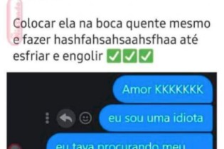 Eu sou uma idiota...