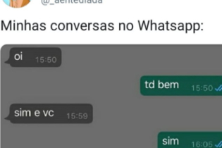 Minhas conversas no Whatsapp