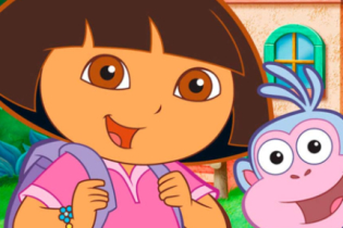 Porque a Dora a Aventureira não vê as coisas?