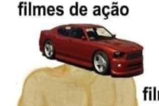 Carros em cada tipo de filme