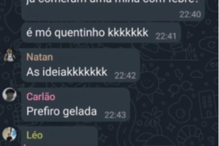 Já comeram uma mina com febre?