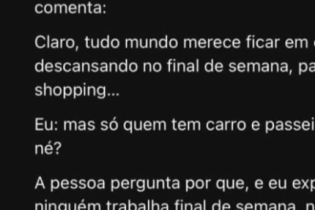 O plano do fim de semana perfeito que esqueceu do mundo real